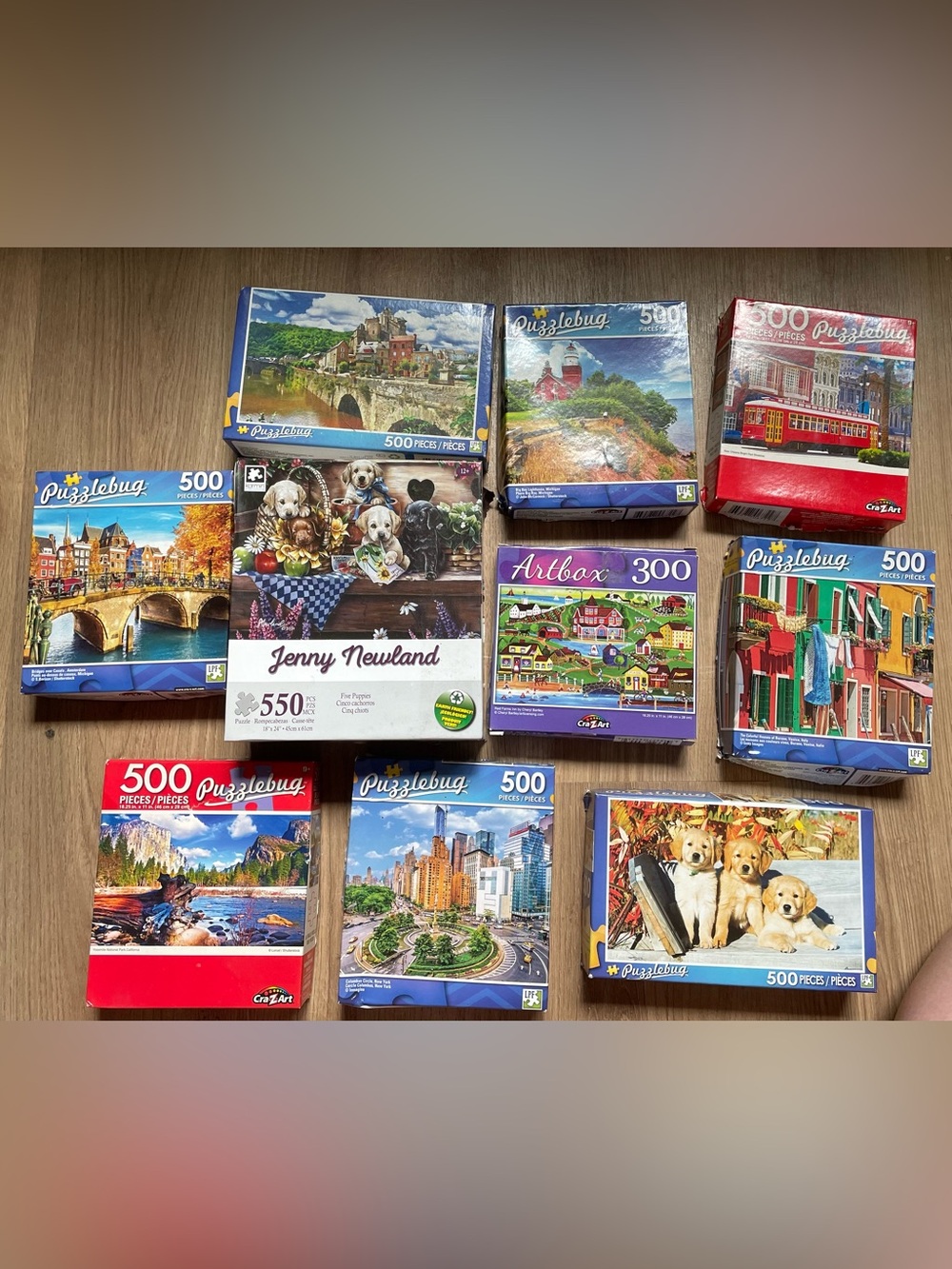 🐱 Bundle of 10 — 300-550 piece puzzles